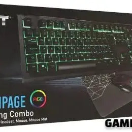 CiT Rampage RGB Gaming Keyboard, Mouse, Headset & Mouse Pad Combo Set - Custom Gaming PCs Best Value