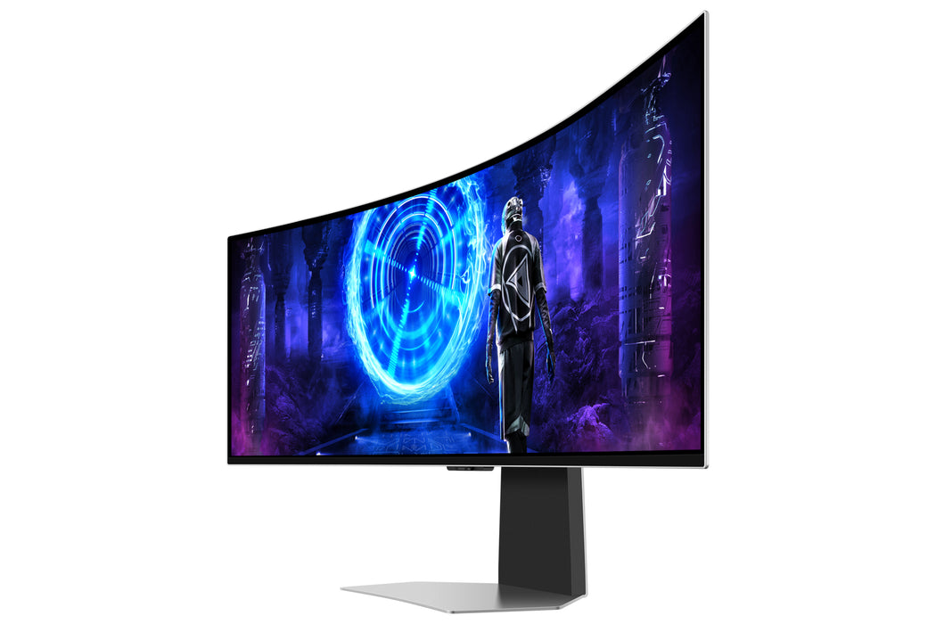 Samsung G95SD computer monitor 124.5 cm (49") 5120 x 1440 pixels Dual QHD OLED Silver