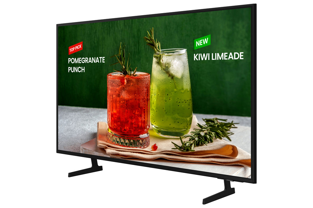 Samsung BE85D-H Digital signage flat panel 2.16 m (85") LED Wi-Fi 4K Ultra HD Black Tizen 16/7