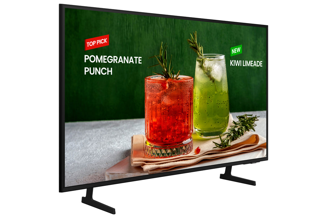Samsung BE55D-H Digital signage flat panel 139.7 cm (55") LED Wi-Fi 4K Ultra HD Black Tizen 16/7