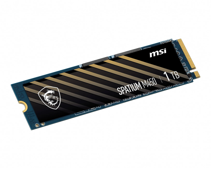 MSI SPATIUM M450 PCIe 4.0 NVMe M.2 1TB PCI Express 4.0 3D NAND