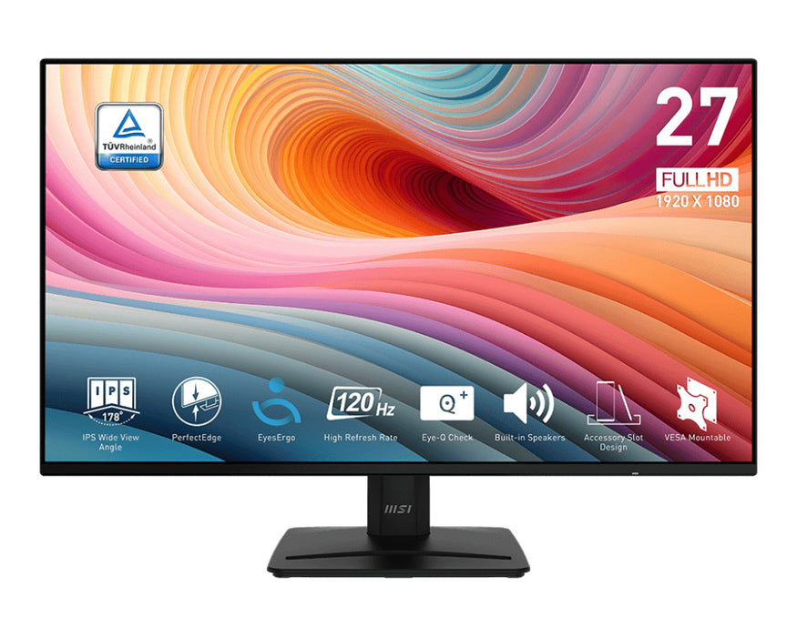 MSI Pro MP271A E2 computer monitor 68.6 cm (27") 1920 x 1080 pixels Full HD LCD Black