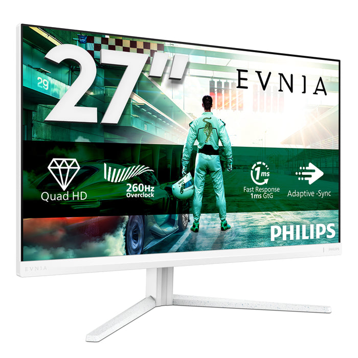 Philips Evnia 27M2N3501PA/00 computer monitor 68.6 cm (27") 2560 x 1440 pixels Quad HD LCD White