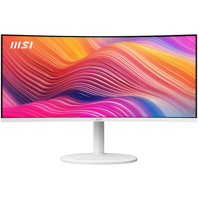 MSI Modern MD342CQPWDE computer monitor 86.4 cm (34") 3440 x 1440 pixels UltraWide Quad HD LCD White